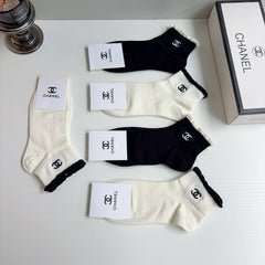 CHANEL 26S ANKLE SOCKS 405350 (1 BOX)