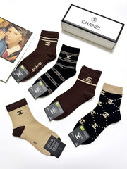 CHANEL 26S ANKLE SOCKS 405370 (1 BOX)