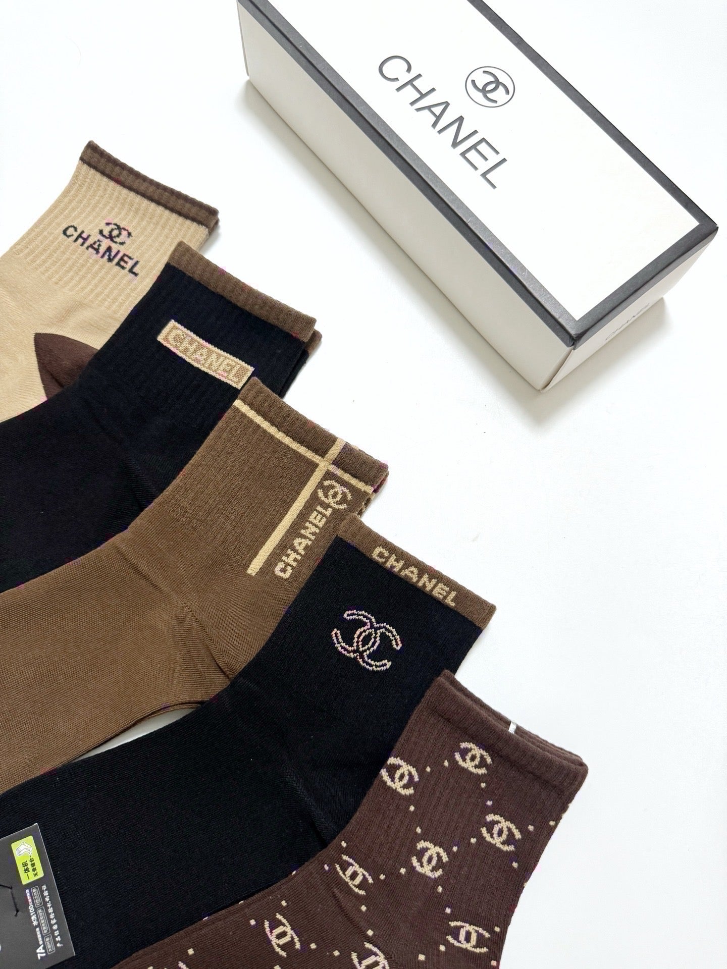 CHANEL 26S ANKLE SOCKS 408729 (1 BOX)