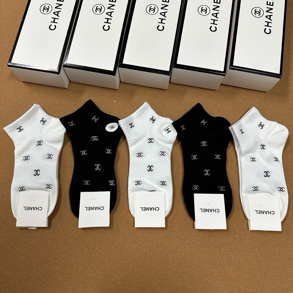 CHANEL 26S ANKLE SOCKS 405401 (1 BOX)