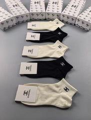 CHANEL 26S ANKLE SOCKS 408749 (1 BOX)