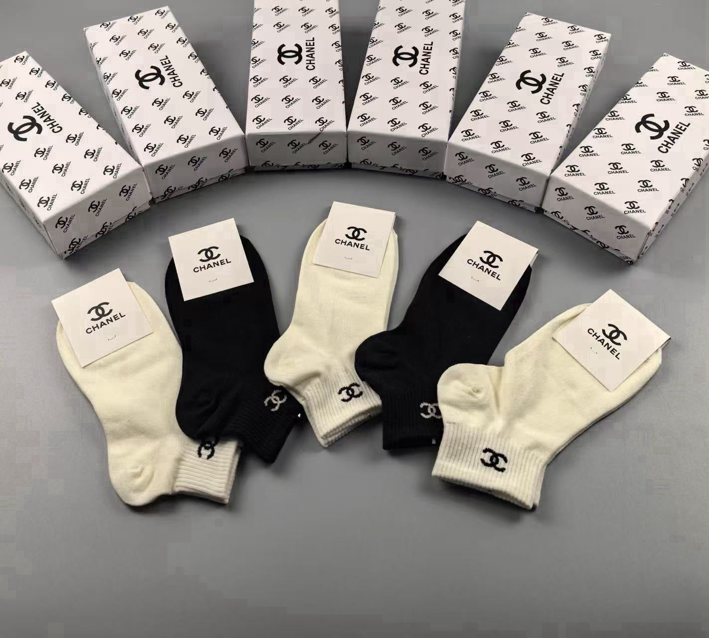 CHANEL 26S ANKLE SOCKS 408749 (1 BOX)