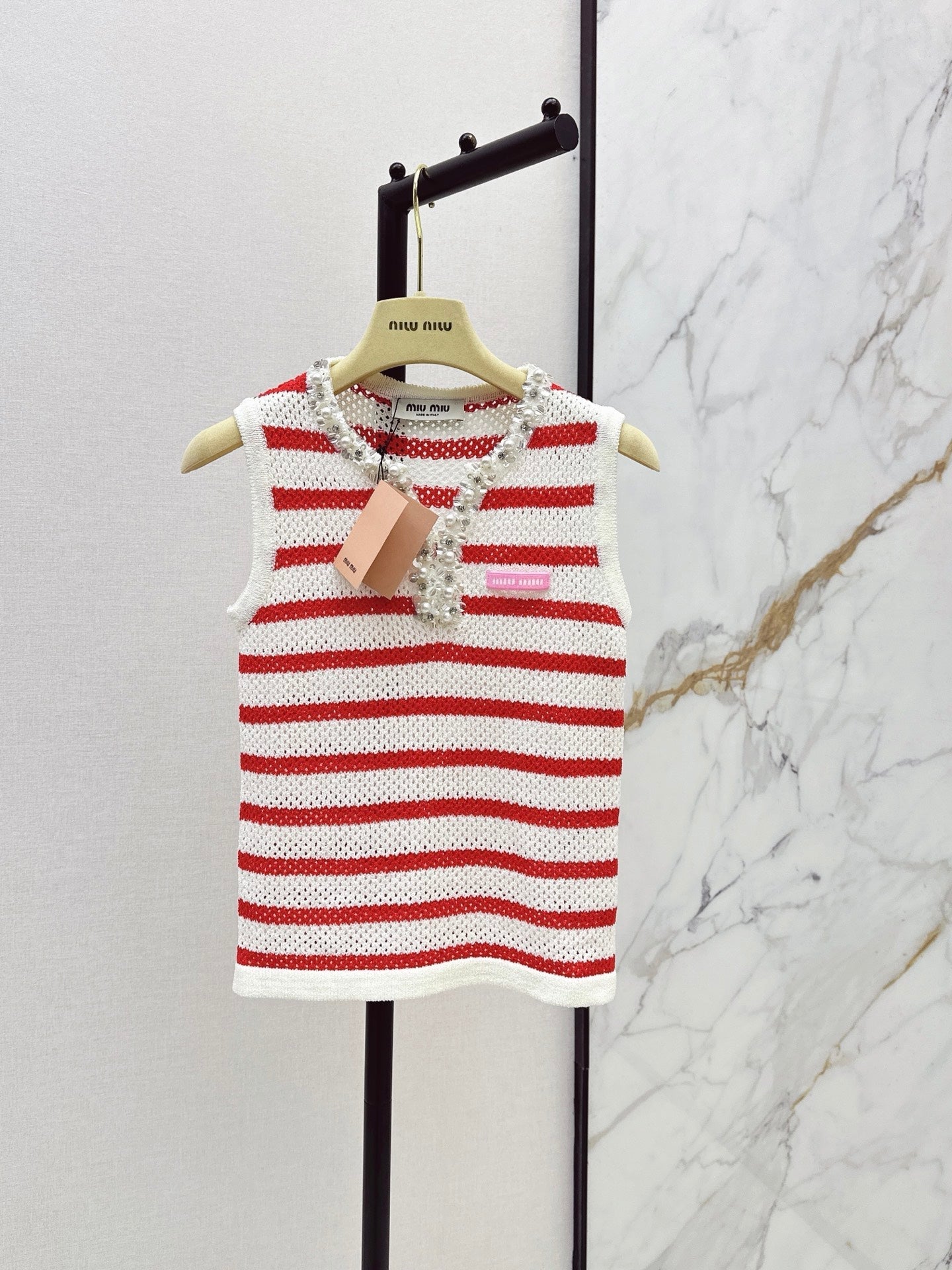 26SS NEW Color Block Striped Knit Vest 🤍