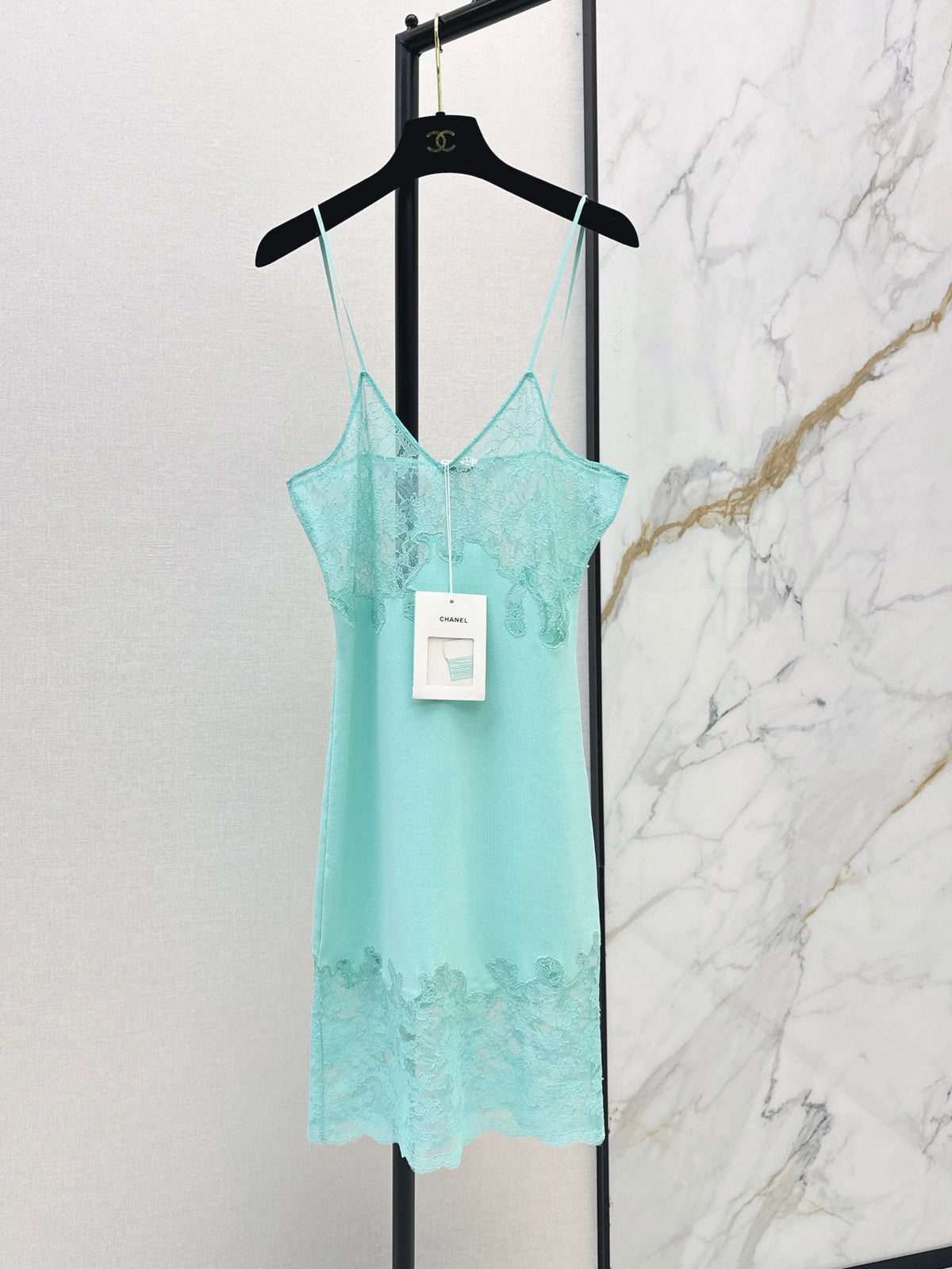 26FW New Patchwork Lace Camisole Dress 🖤