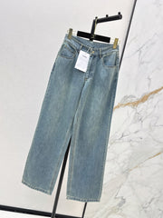 🔥Highest Quality🔥26FW New "Coco Girl" Straight-Leg Jeans 🩶