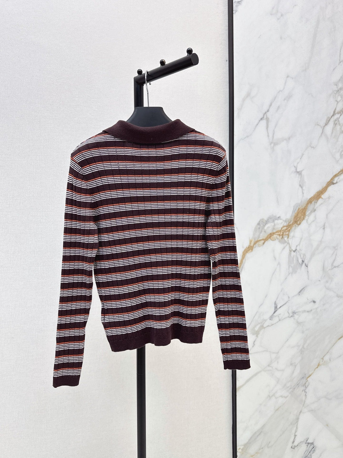 26FW New Striped Knit Polo 🖤
