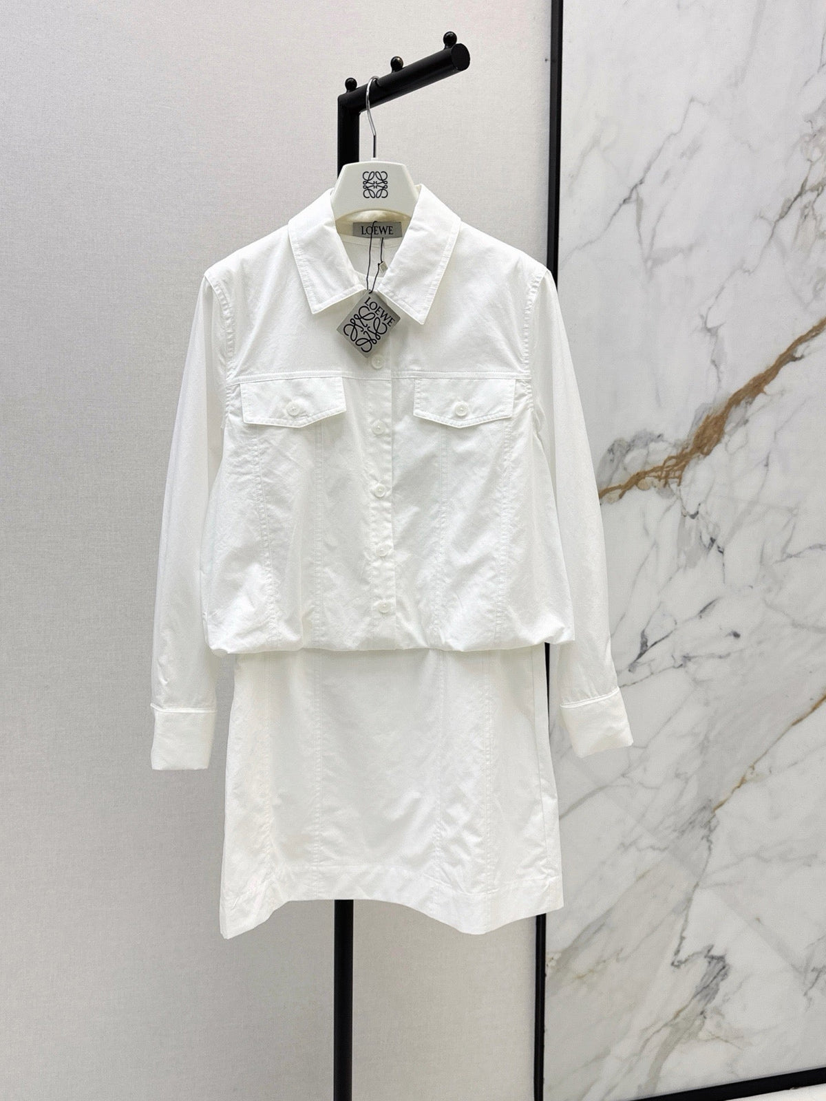 26FW New "Faux-Layered" Style Shirt Dress 🤍
