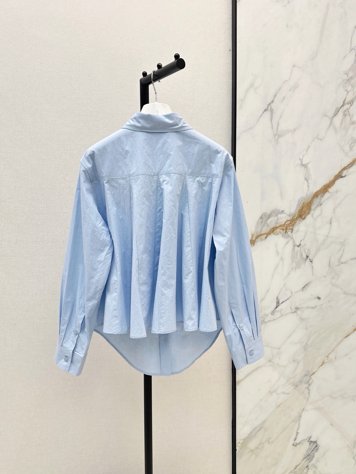 26FW New Classic Logo Embroidered Collared Shirt 🩵