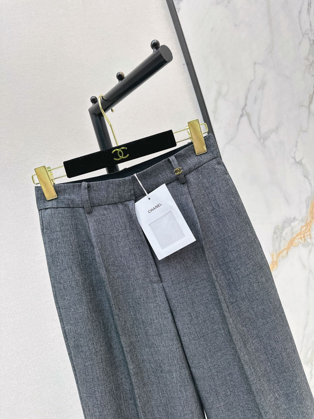 26FW New Grey Straight-Leg Trousers 🩶