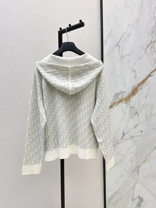 26FW New Classic Monogram Knit Hoodie 🤍