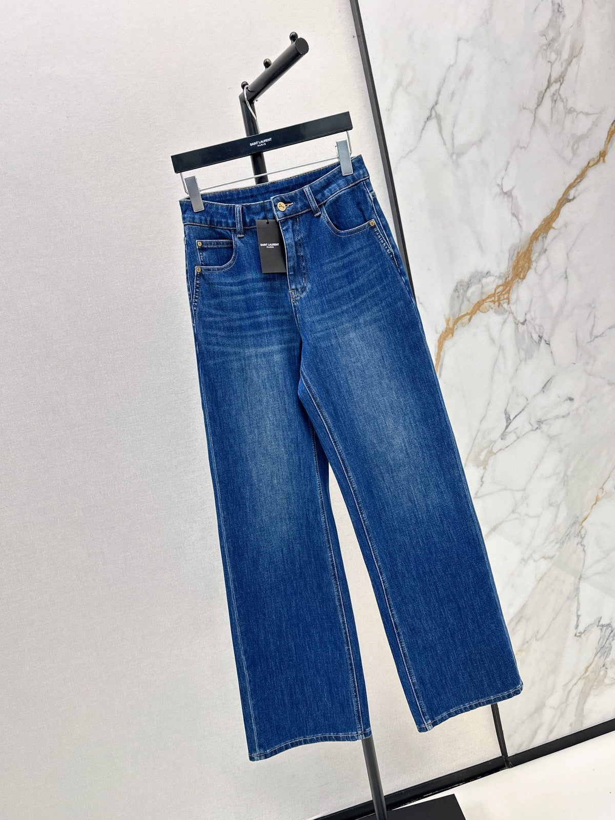 26FW New Logo Letter-Embroidered Straight-Leg Denim Jeans 🖤