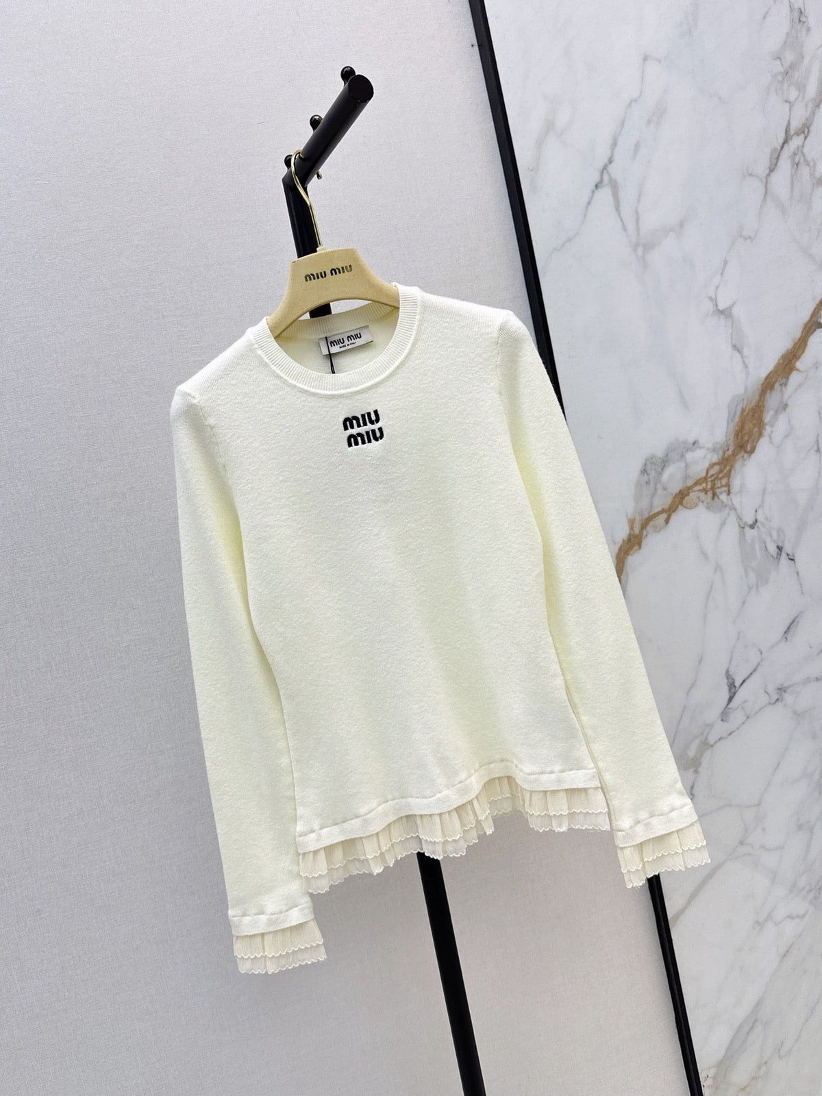 26FW New Versatile Color-Block Crew-Neck Sweater 🤍