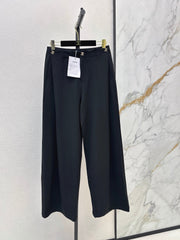 26FW Straight-Leg Wide-Leg Trousers with New Logo Hardware 🖤